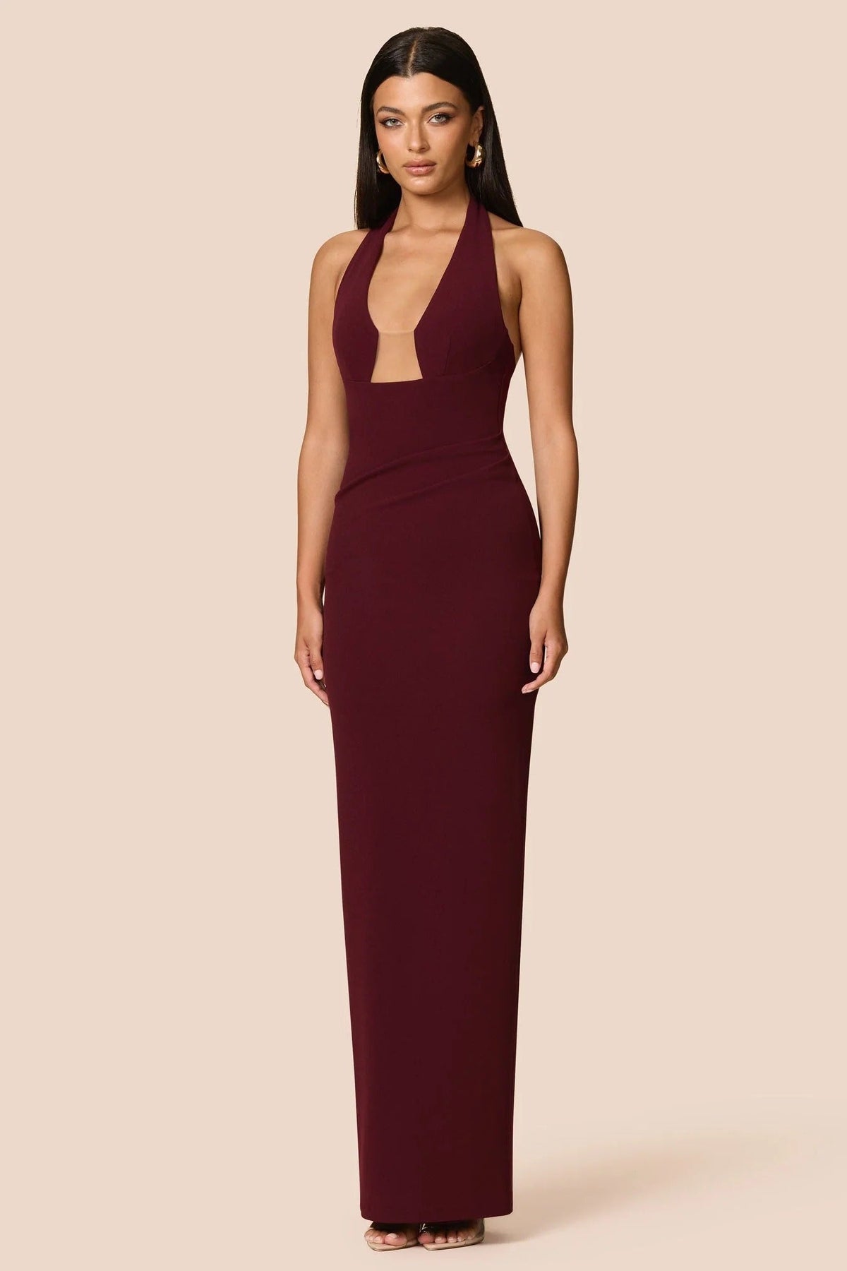Nookie Demi Gown -  Wine