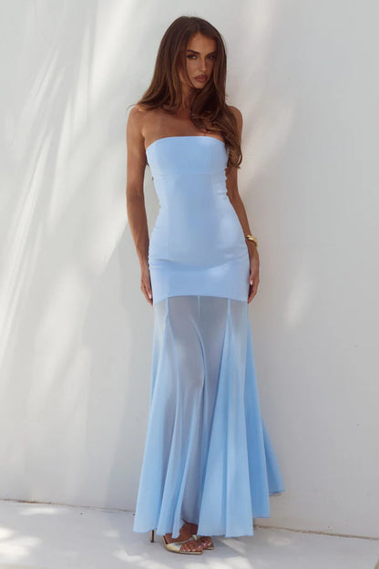 Remi Maxi Dress - Sky Blue