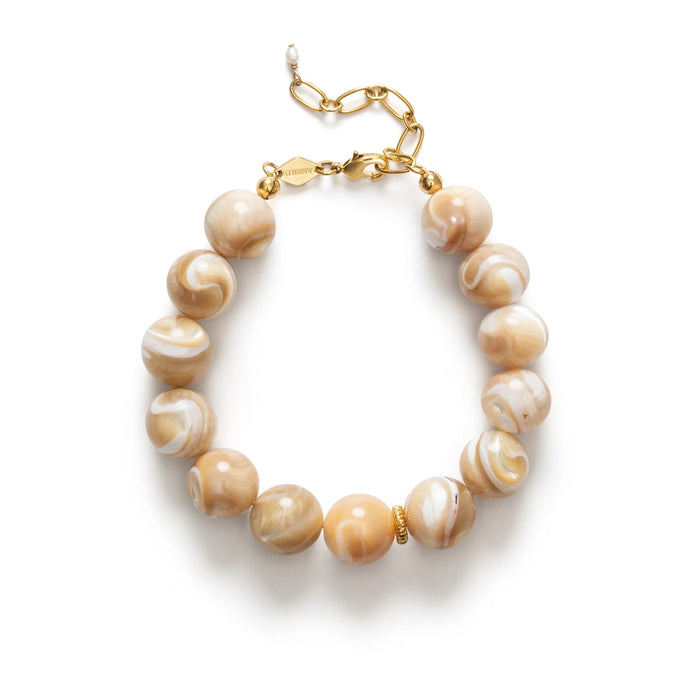 Jetset Gems Bracelet, Cream