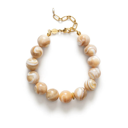 Jetset Gems Bracelet, Cream