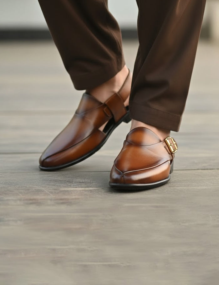 Light Brown Peshawari for Men