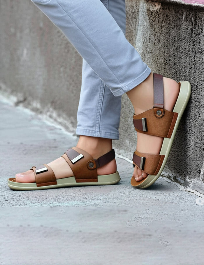 Light Brown Sandal for Men