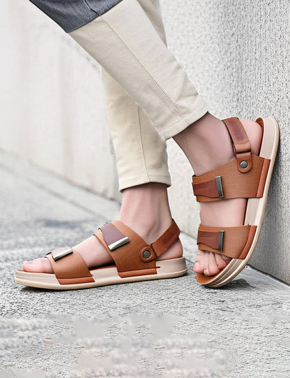 Light Brown Sandal for Men