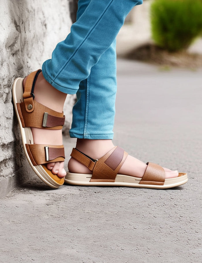 Light Brown Sandal for Men