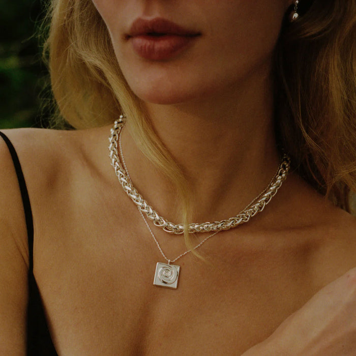 Liquid Silver Necklace