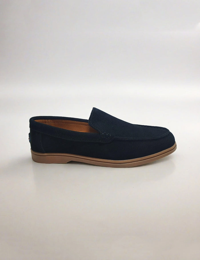 Loro Piano Mens Black Loafers