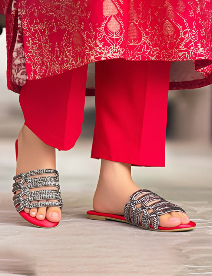 Maroon Casual Slipper