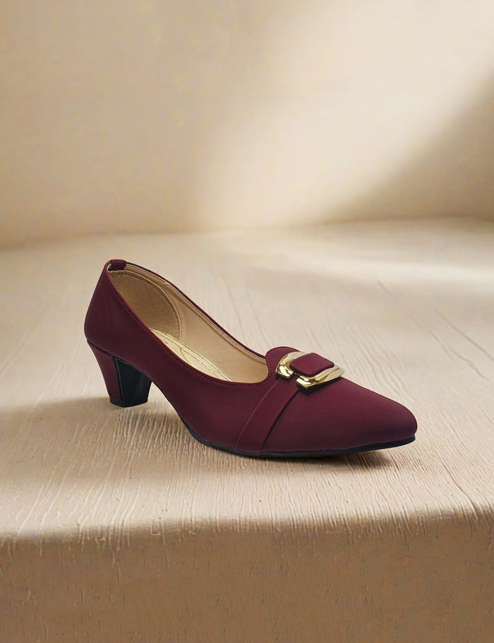 Maroon Coat Shoes