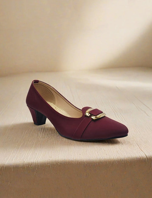 Maroon Coat Shoes