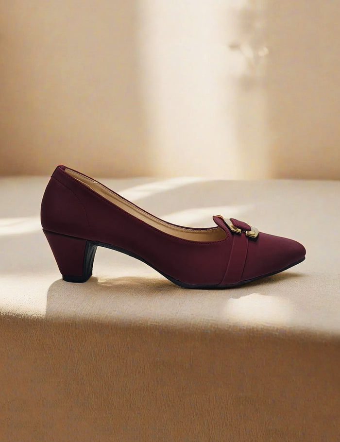 Maroon Coat Shoes