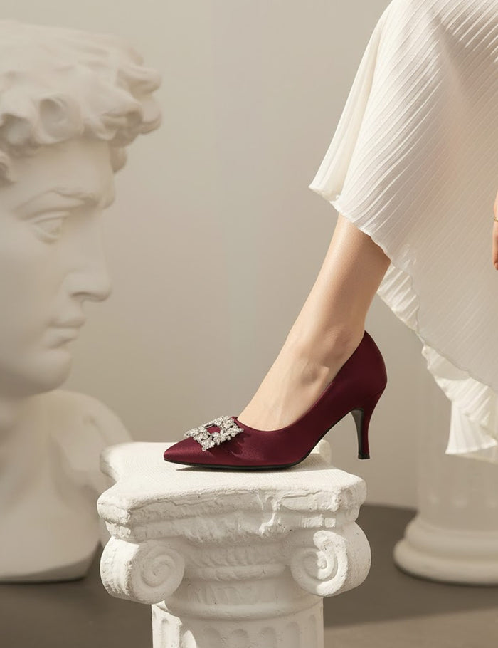 Maroon Coat Shoes