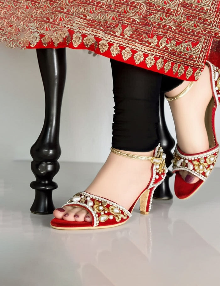 Maroon Fancy Sandal