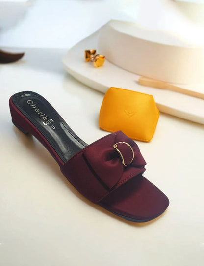 Maroon Flat Slipper