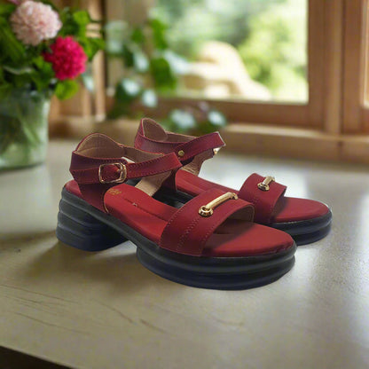 Maroon Sandal for Women
