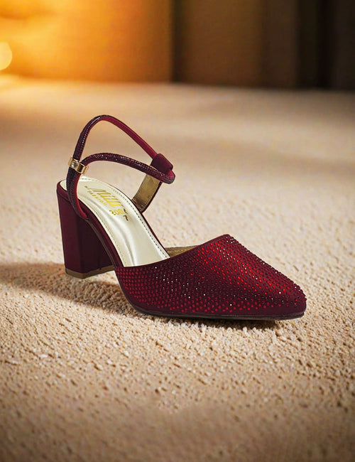 Maroon Sandal for Women