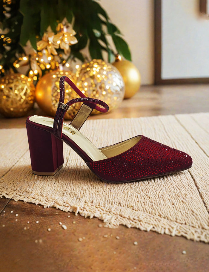 Maroon Sandal for Women
