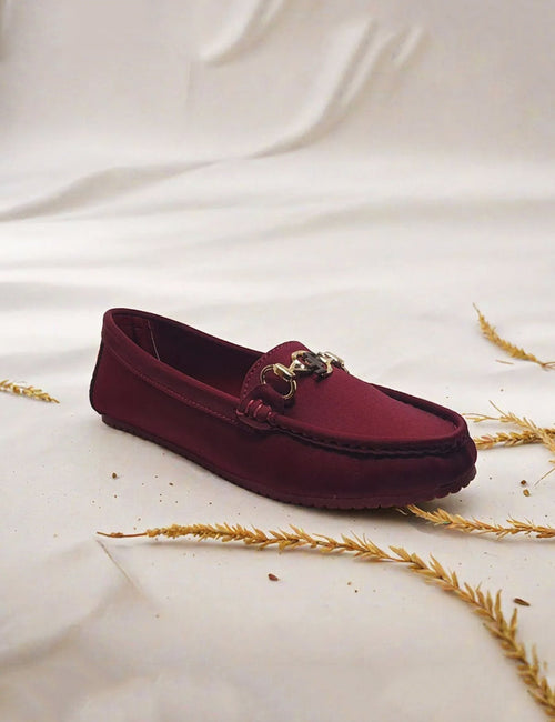 Maroon Winter Pumps