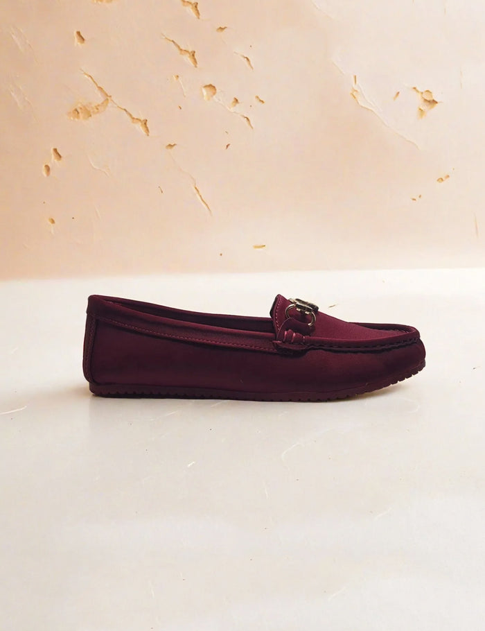 Maroon Winter Pumps