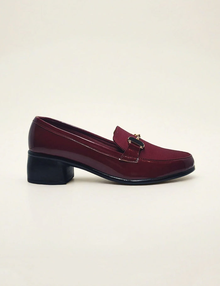 Maroon Winter Pumps