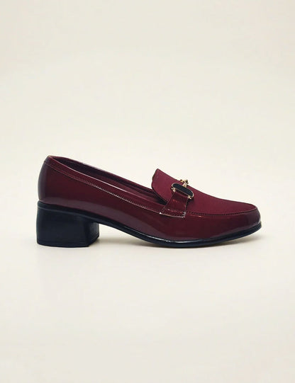 Maroon Winter Pumps