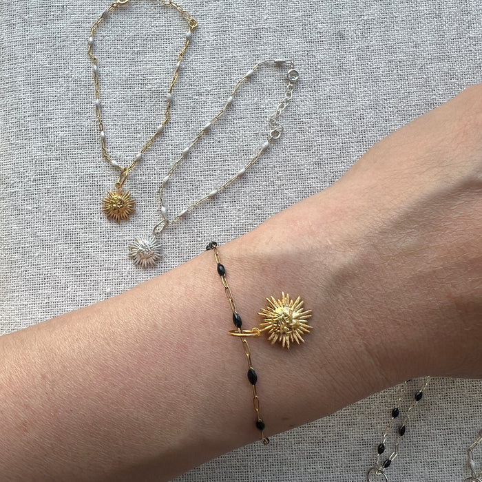 Mini Sun Bracelet, Gold