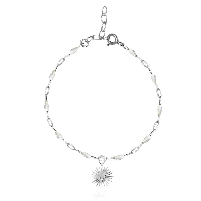 Mini Sun Bracelet, Silver