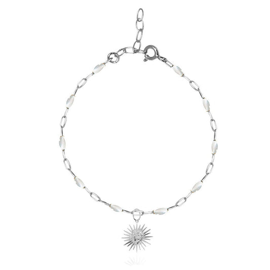 Mini Sun Bracelet, Silver