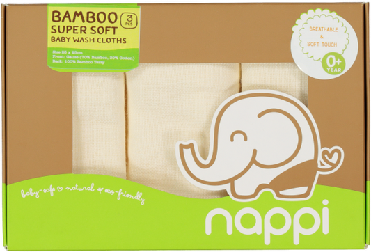Nappi Baby Bamboo Gauze Wash Cloth