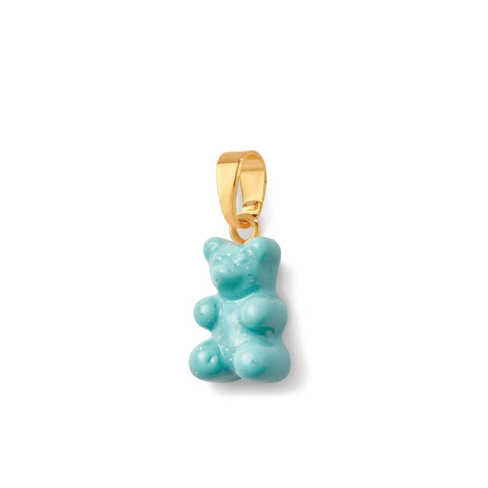 Nostalgia Bear Glitter Pendant, Gold Connector