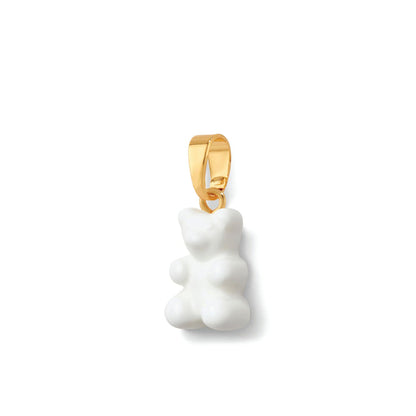 Nostalgia Bear Glossy Pendant, Gold Connector