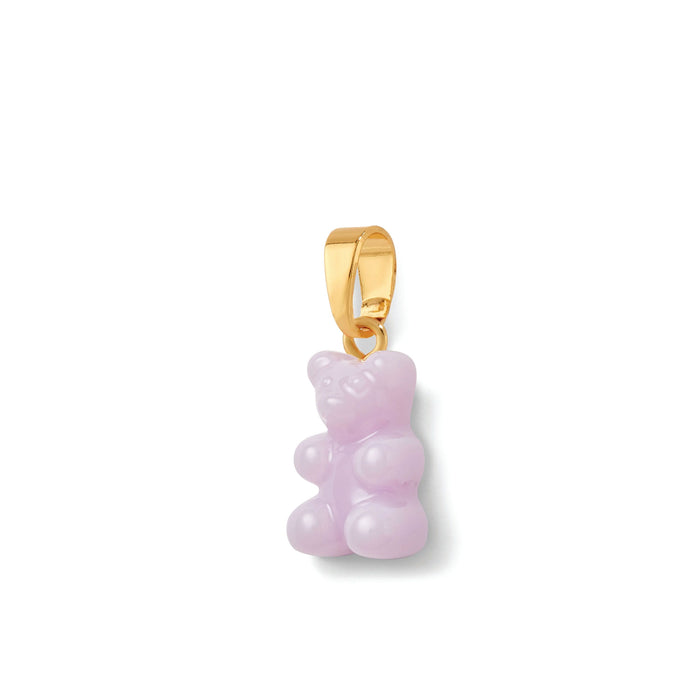 Nostalgia Bear Glossy Pendant, Gold Connector