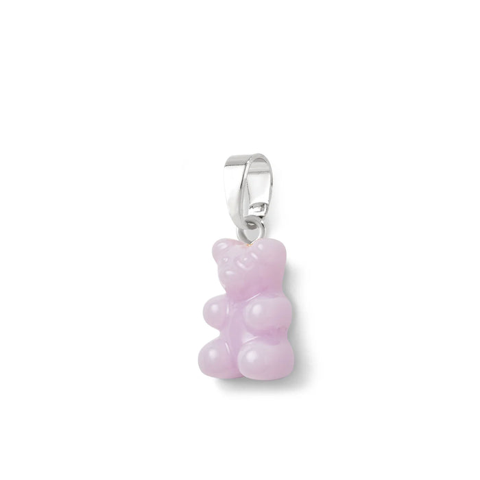 Nostalgia Bear Glossy Pendant Silver Connector