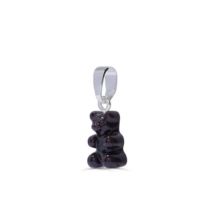 Nostalgia Bear Glossy Pendant Silver Connector