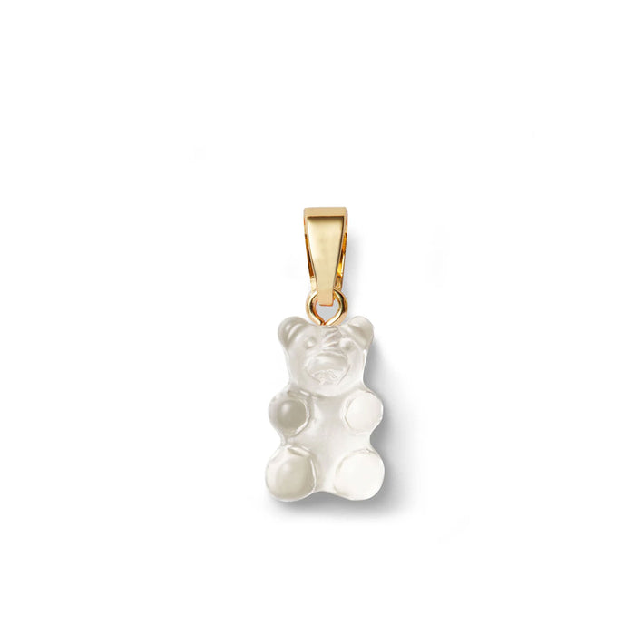 Nostalgia Bear Translucent Pendant, Gold Connector