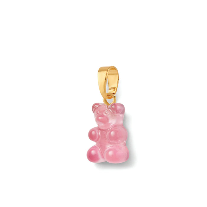 Nostalgia Bear Translucent Pendant, Gold Connector