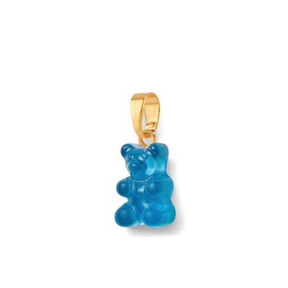 Nostalgia Bear Translucent Pendant, Gold Connector