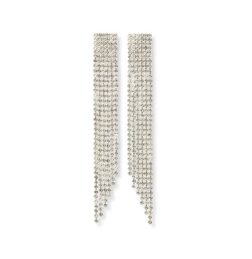 NYC Waterfall Earrings, Clear