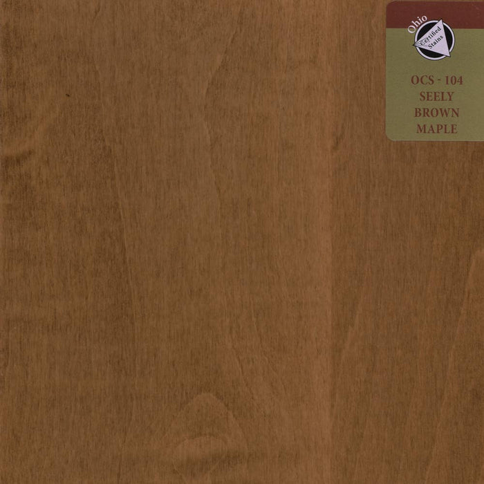 OCS 104 - SEELY - Brown Maple Sample