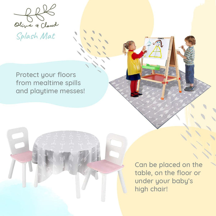 Olive & Cloud Splash Mats