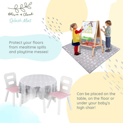 Olive & Cloud Splash Mats