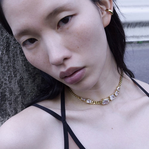 Omotesando Chuck Ear Cuff, Gold
