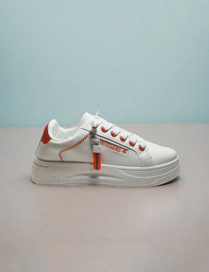 Orrange White Sneakers for Women