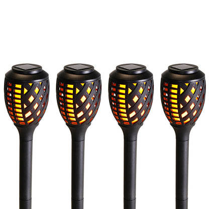 Outdoor Solar Torch Light with Water-Resistant Flickering Flames