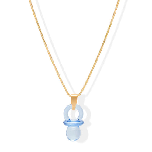 Pacifier Pendant, Gold Connector