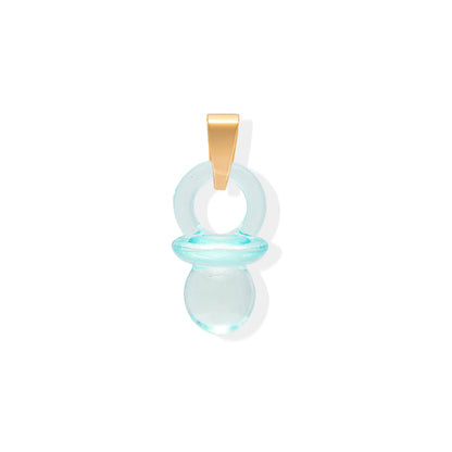 Pacifier Pendant, Gold Connector