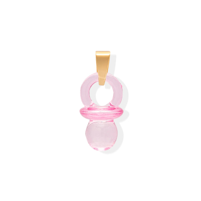 Pacifier Pendant, Gold Connector