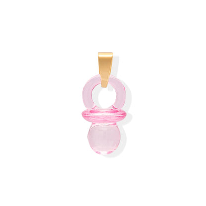 Pacifier Pendant, Gold Connector