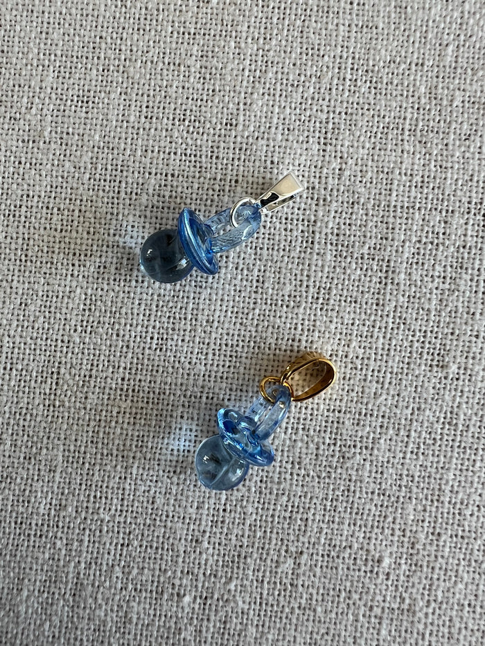 Pacifier Pendant, Silver Connector