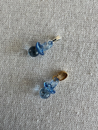 Pacifier Pendant, Silver Connector