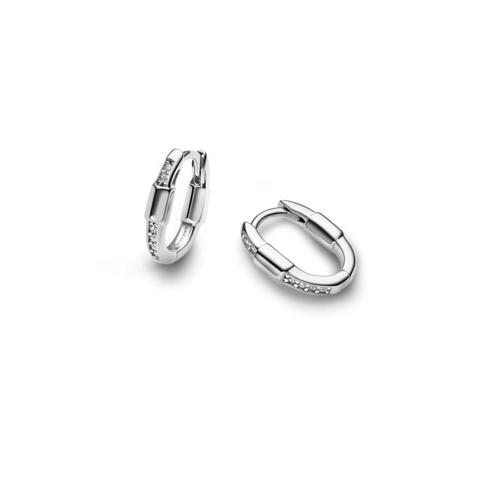 Palads Royal Huggie, Silver